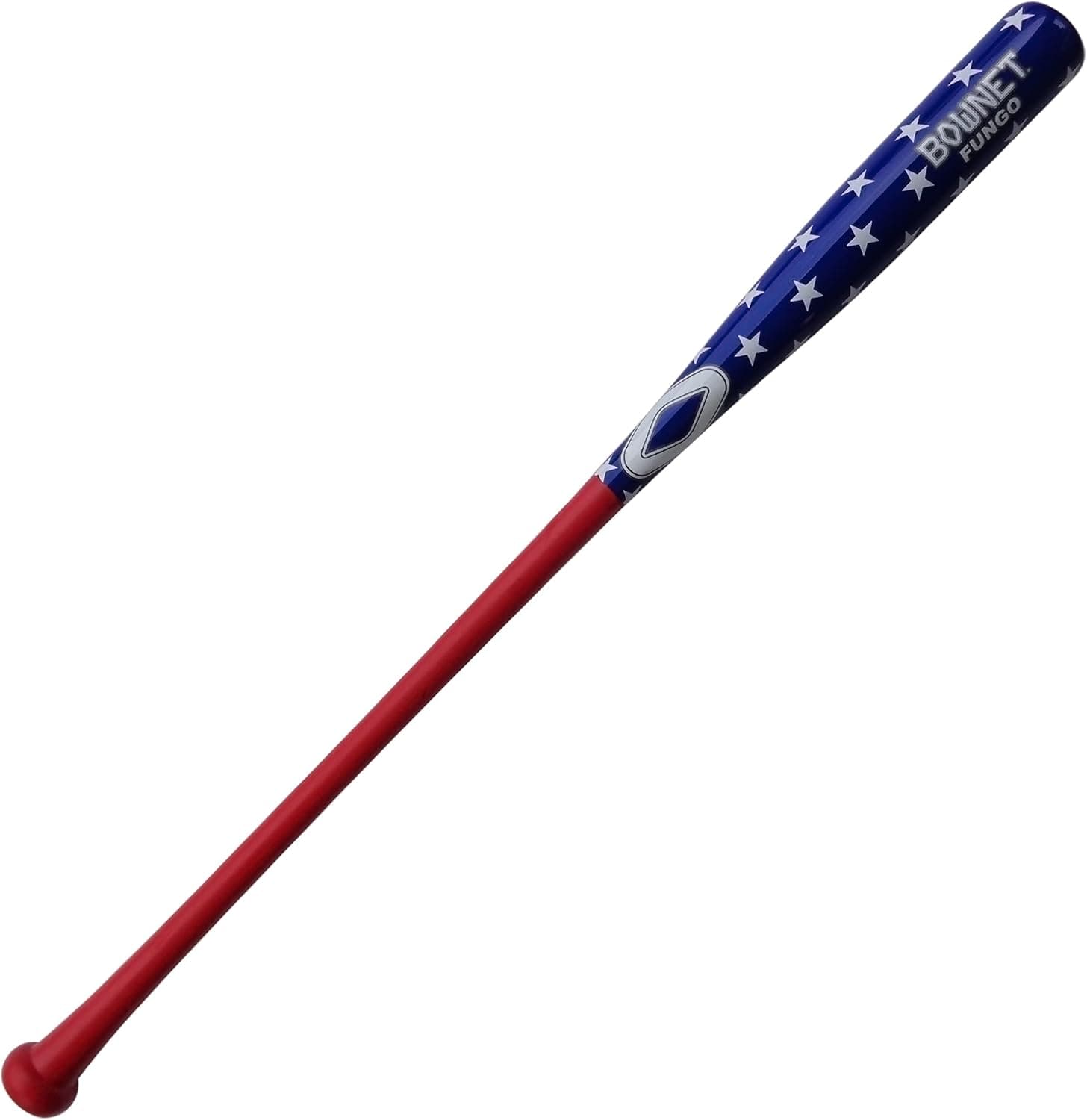 Bownet Fungo Wooden Baseball Softball Bat for Soft-pitched Outfield Practice - Poplar Wood Flexible Durable for Training Like a Pro - -35" - 16oz - 2.25" Barrel - USA