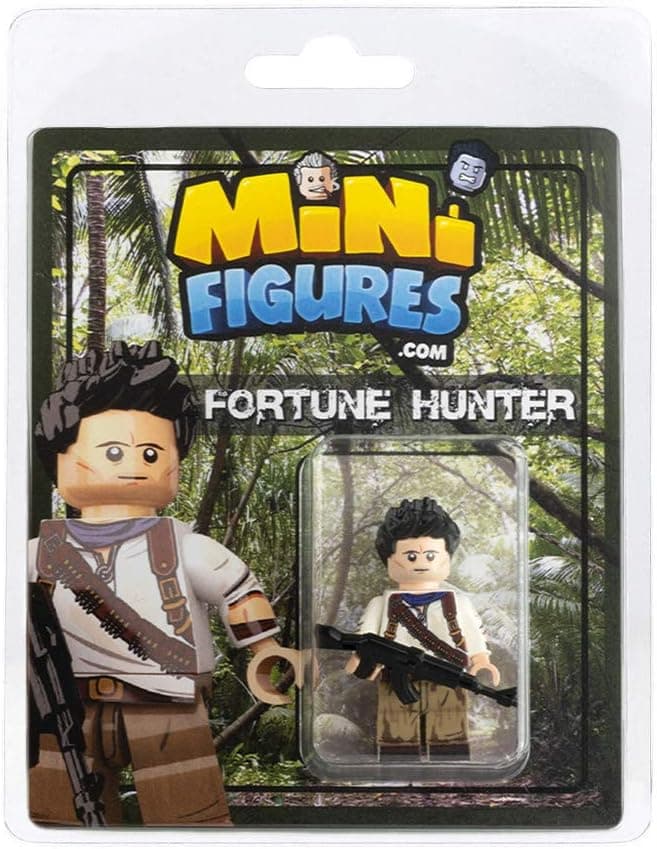 Custom Design Minifigure - Nathan Drake - Adult Collectors Edition