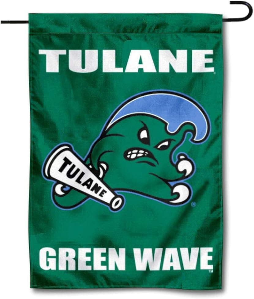 Tulane Green Wave Garden Banner Flag