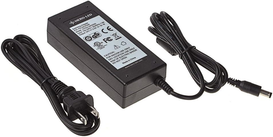 HERO-LED PS-24LPS48 LED Power Supply - UL-Listed LED Transformer - LED Power Supply Adapter 24V DC, 2A, 48W