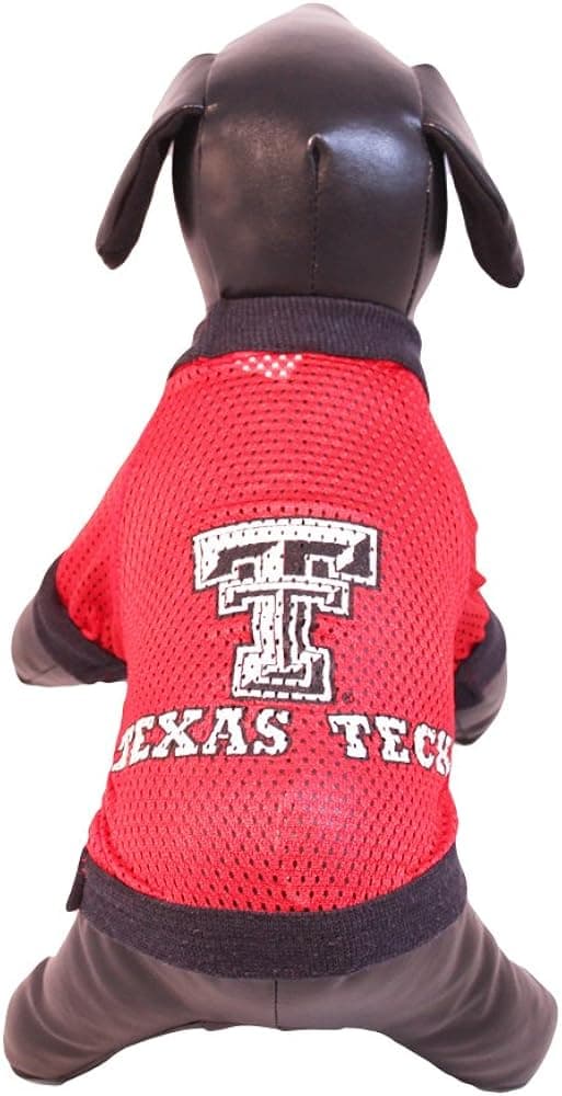 NCAA Texas Tech Red Raiders Athletic Mesh Dog Jersey