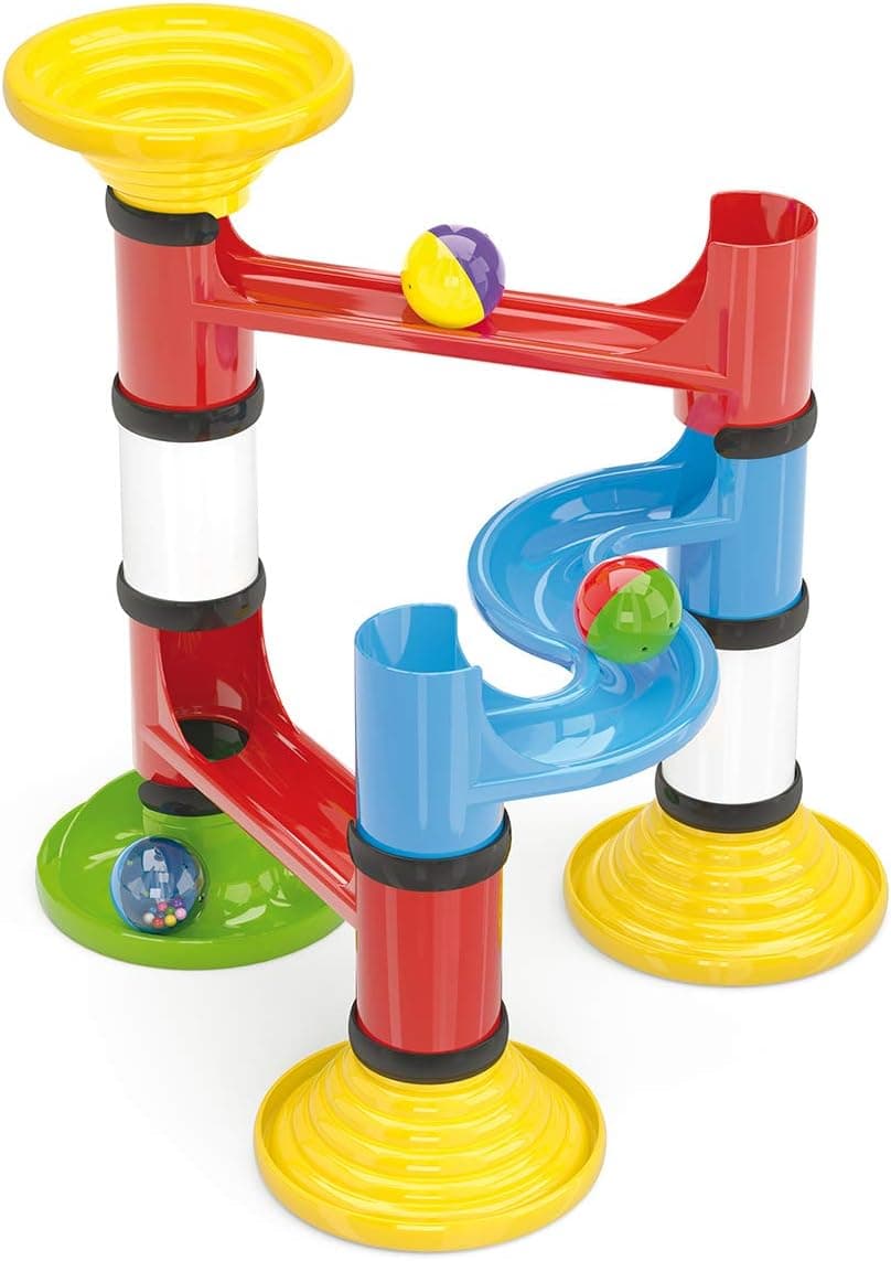 Quercetti Migoga Junior Marble Run First Ball Track Set for Ages 18 Months + (Made in Italy)