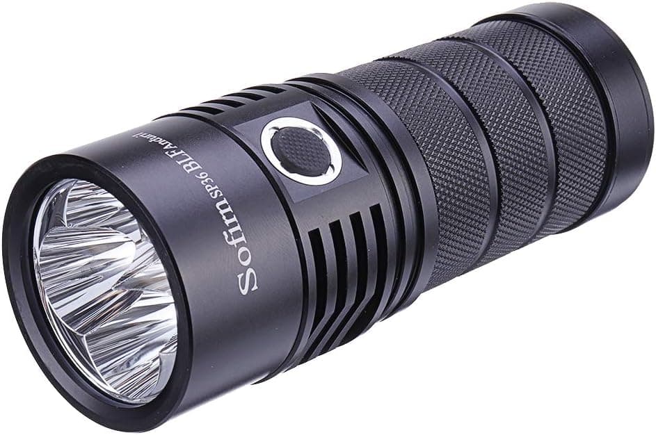 Sofirn BLF SP36 Powerful 6000 Lumen Flashlight USB-C Rechargeable Cree 4 * XPL2 LED Neutral White Brightest Outdoor Search Torch With Anduril (Battery Excluded)