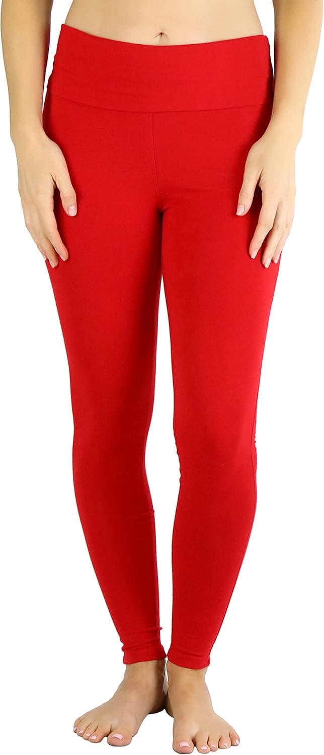 ToBeInStyle Women's Low Rise Sweatpants w/Fold-Over Waistband