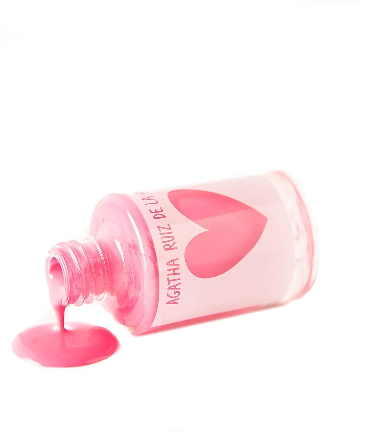 Agatha Ruiz de la Prada Collection Girly Rose - Set of 4 Nail Polish, High Coverage, Quick Dry, Long-Lasting and Glossy Finish - Pink
