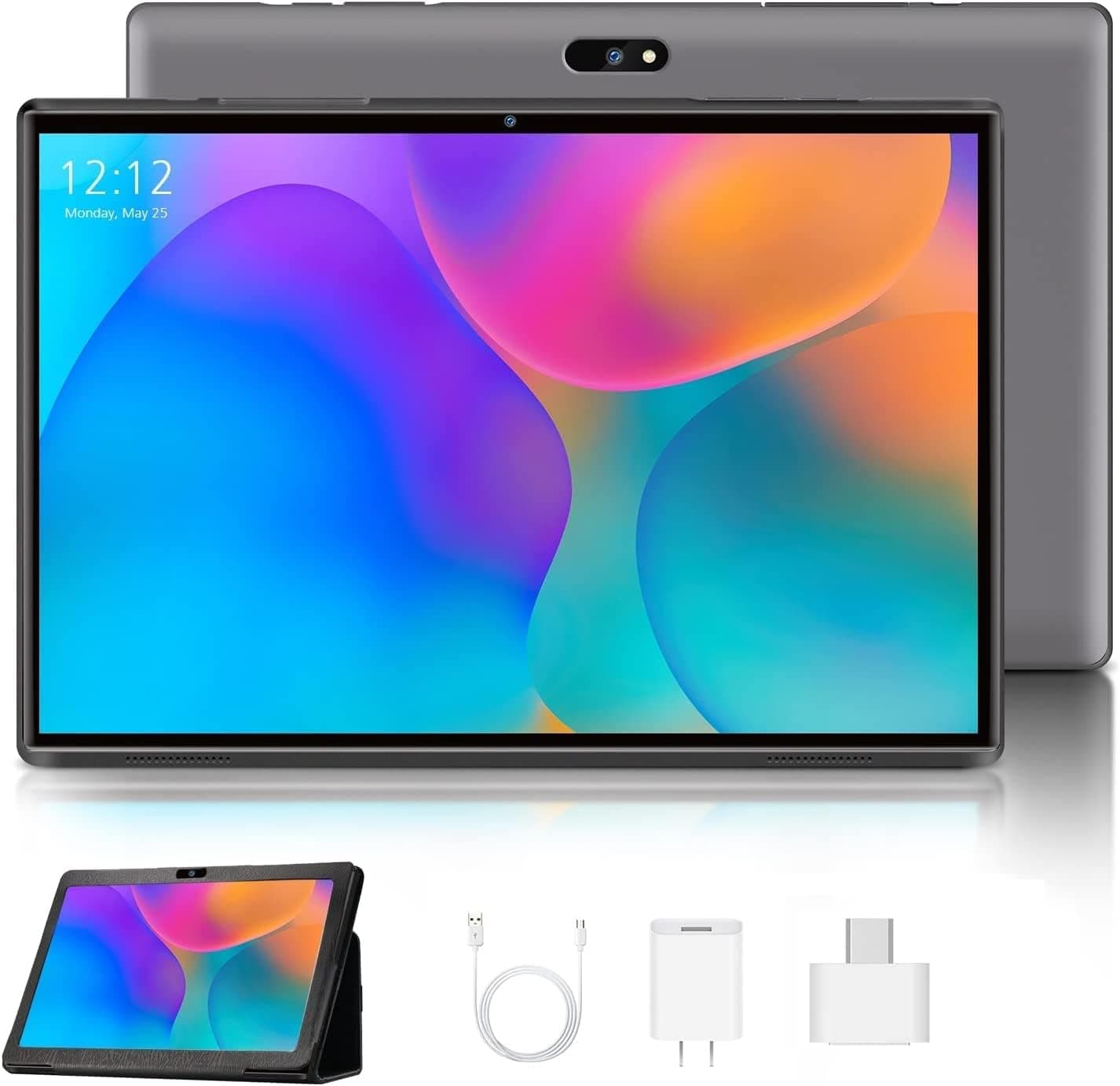 AOYODKG 2023 Upgraded Tablets,Android 10 Tablet with Sim Card Slot 4G Cellular Tablet Octa-Core/13MP Cameras/GPS/5GWiFi/Bluetooth,Gaming Tablet PC for Adult