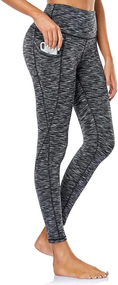 CLUCI High Waist Yoga Leggings for Women Tummy Control Workout Pants Non-See Through 4 Way Stretch with Pocket