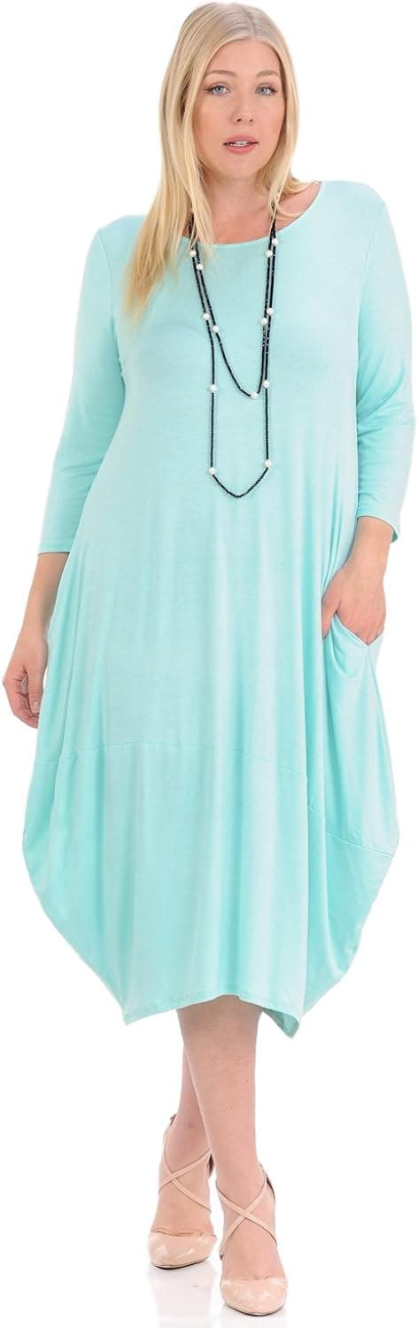 Pastel by Vivienne Women's Cocoon Midi Dress Plus Size