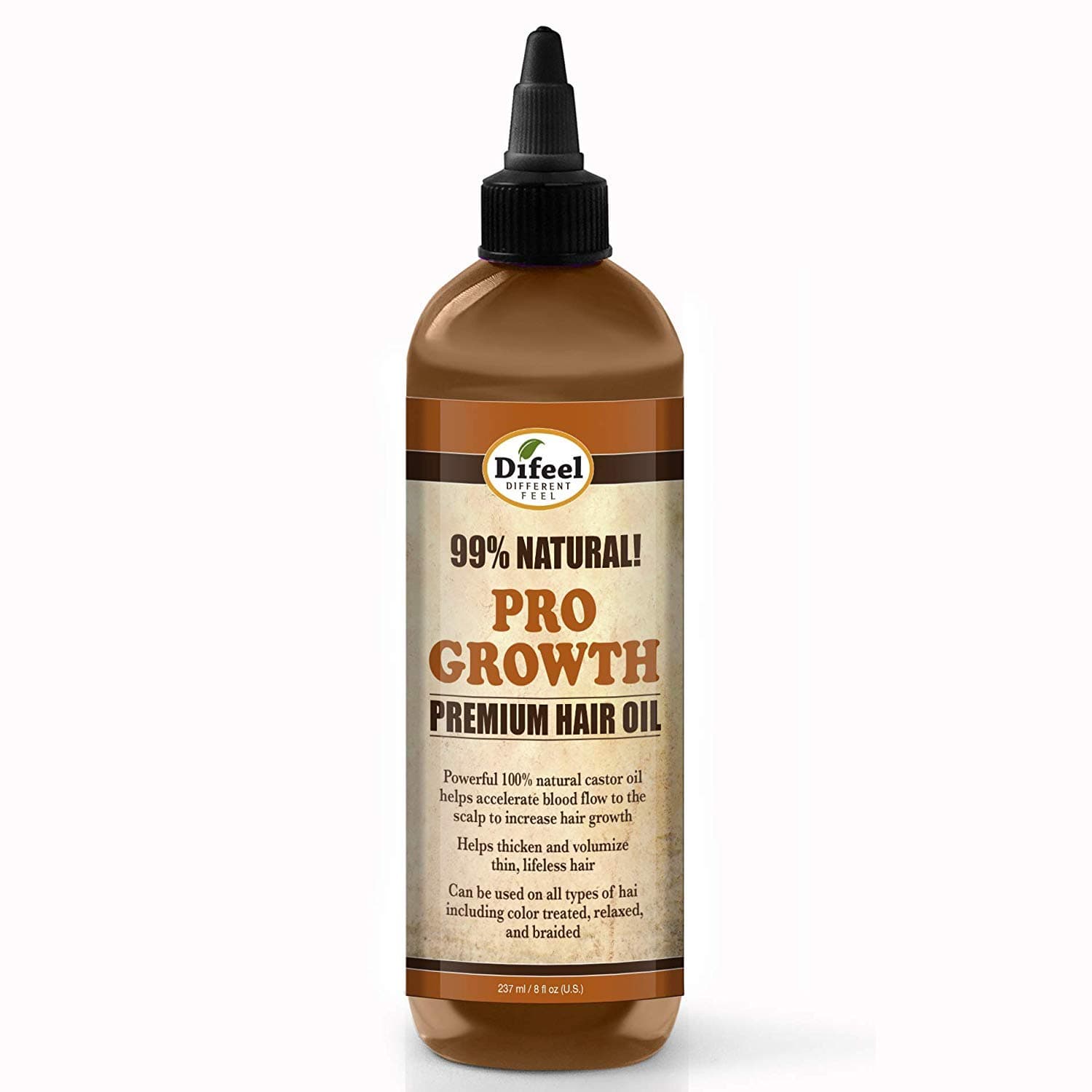 Difeel 99% Natural Premium Hair Oil - Pro Growth 7.78 ounce