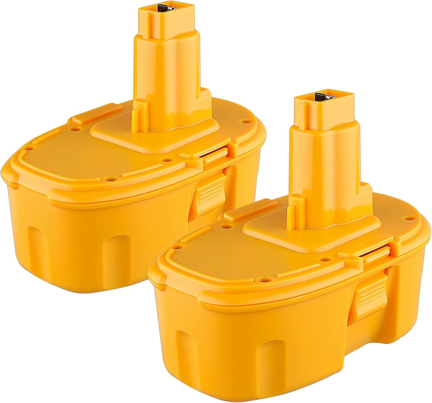 CEENR 2Pack 4600mAh DC9096 18V Replacement Battery for Dewalt 18-Volt Cordless Power Tools Battery Pack DW9095 DW9096 DW9098 DE9039 DE9095 DE9096 DE9098 DC9099 DC9098 Ni-Mh
