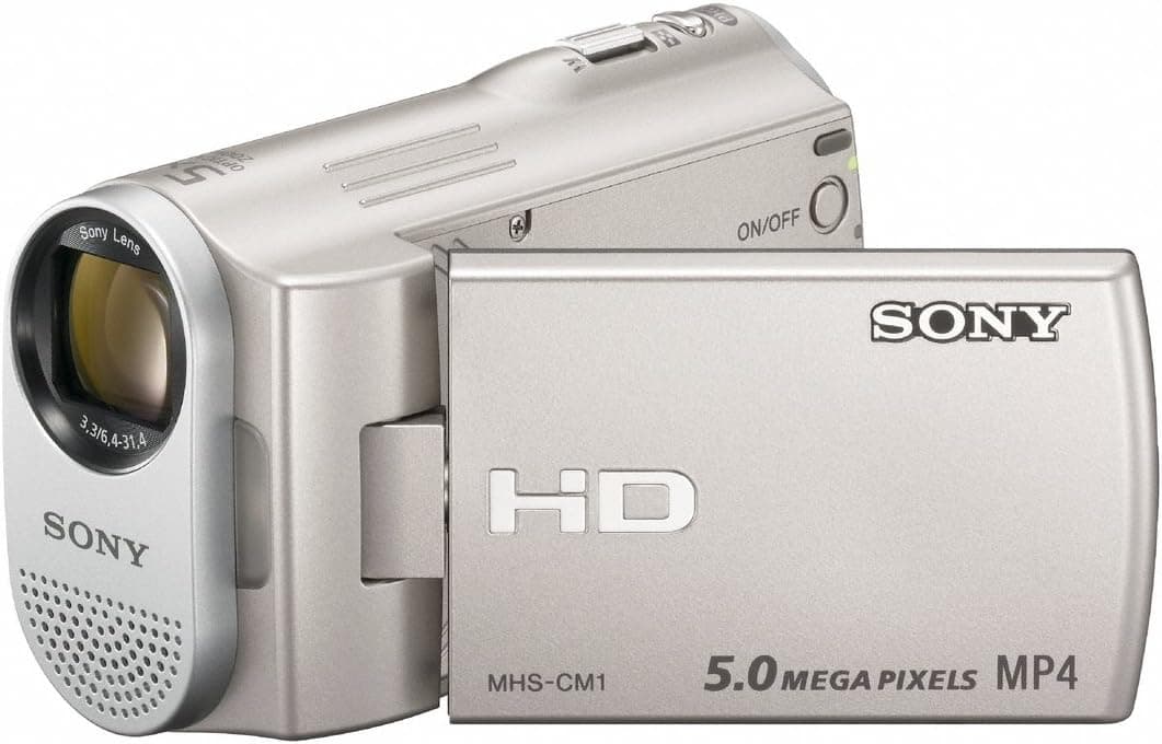 Sony Webbie MHS-CM1 HD Camcorder (Silver)