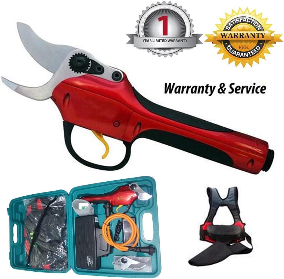 hellosy the Latest Technology Research and Development-SCA2 Battery High Speed Electric Grape Pruning Shears Essential Tool to Take Care of the Garden+1PCS import shear knife