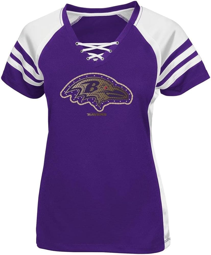 Majestic Baltimore Ravens Purple Draft Me VII Womens Jersey Top