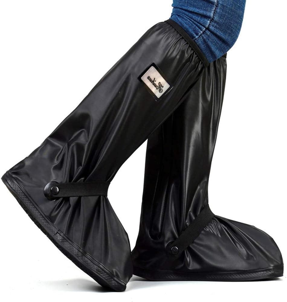 Overshoes Rain Boots Waterproof Anti-Snow Shoe Covers Reusable Rain Boots Protective Gear for Men and Women Galoshes