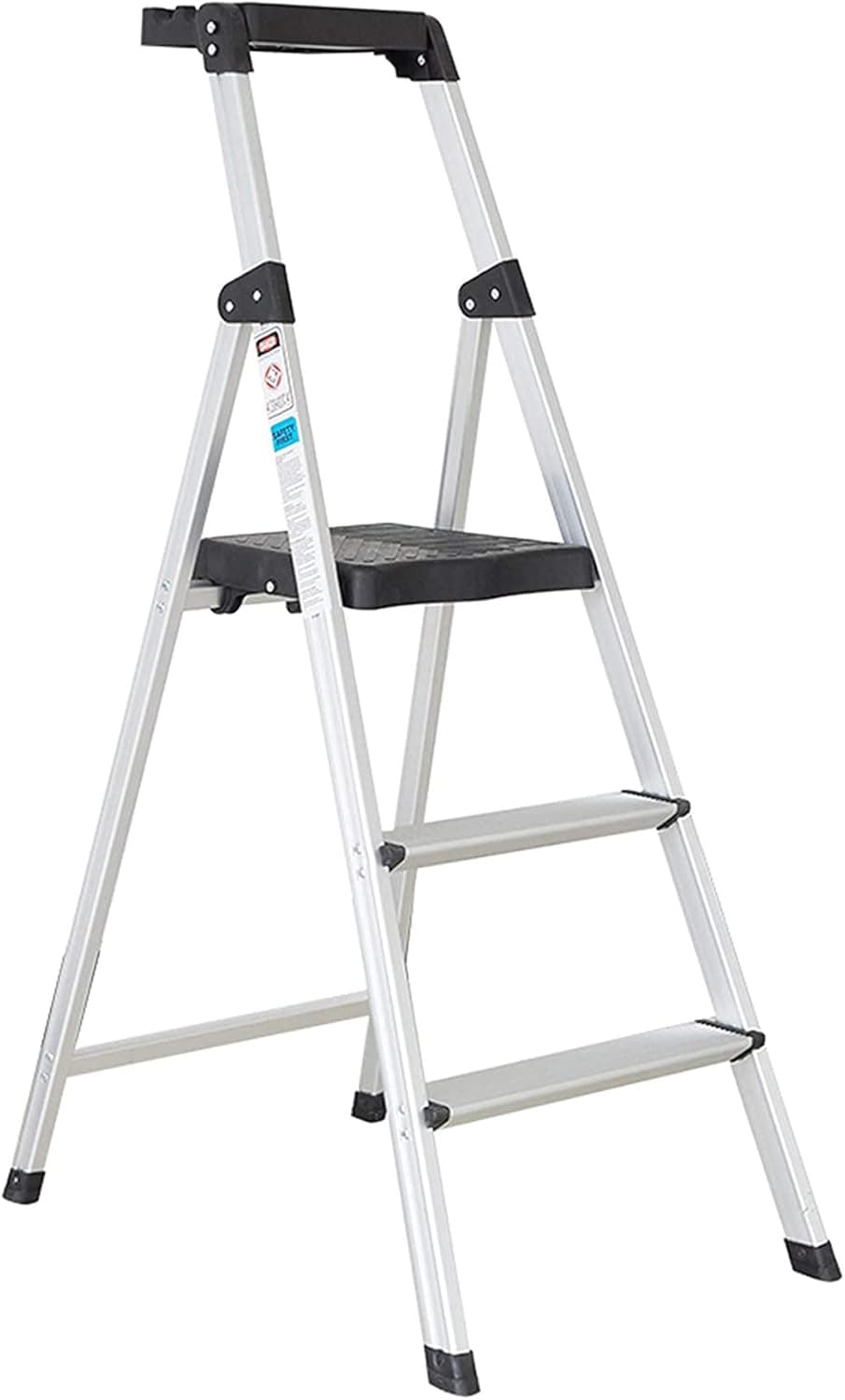 3 Step Ladder with Tool Project Tray Holds 330 lbs