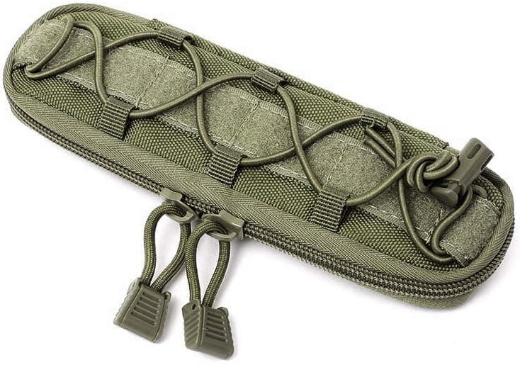 WYNEX Tactical Knife Sheath Bag, Molle Flashlight Holster Pouch Utility Tool Pouches Case Single Pistol Holder Cartridge Clip Outdoor Multi-Tool Nylon Pouch