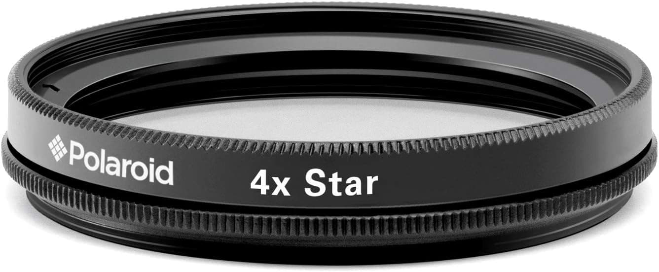 Polaroid Optics 55mm Rotating 4-Point Star Special Effects Filter –– Compatible w/ All Popular Camera Lens Models