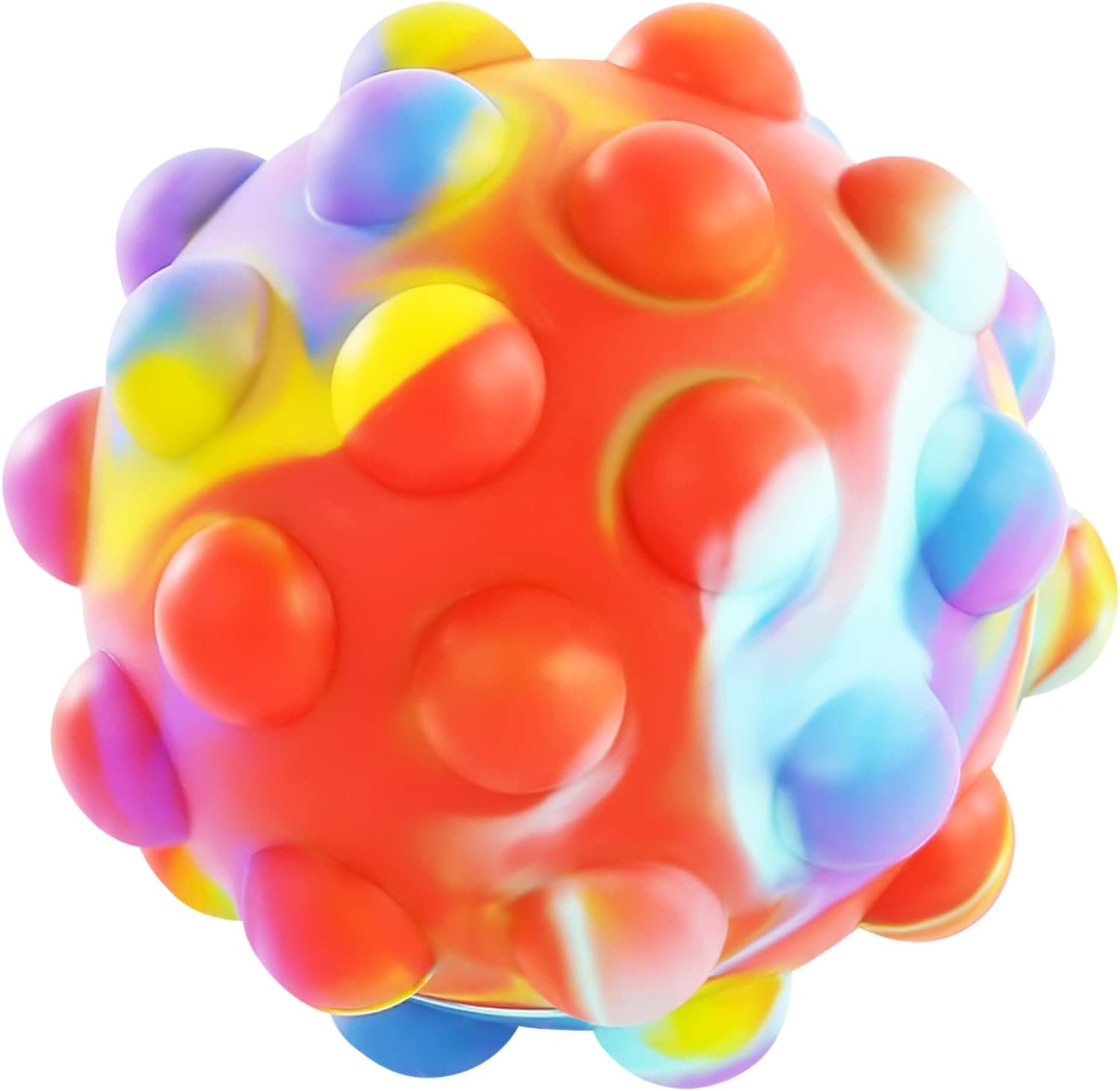 Fidget Toys, Stress Ball Pop Bubble Sensory Toys, 3D Pop Fidget Toy Stress Relief Squeeze Ball for Kids Adults