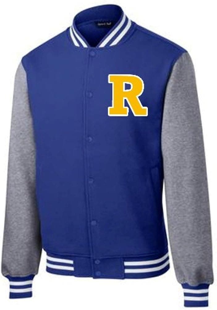 The Creating Studio Adult Riverdale R Sweatshirt Men's Jacket (Small, Royal Blue)