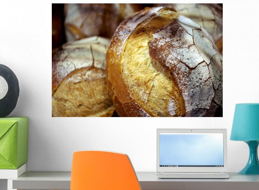 Wallmonkeys Balls of Bread Wall Decal Peel and Stick Graphic WM127404 (24 in W x 16 in H)
