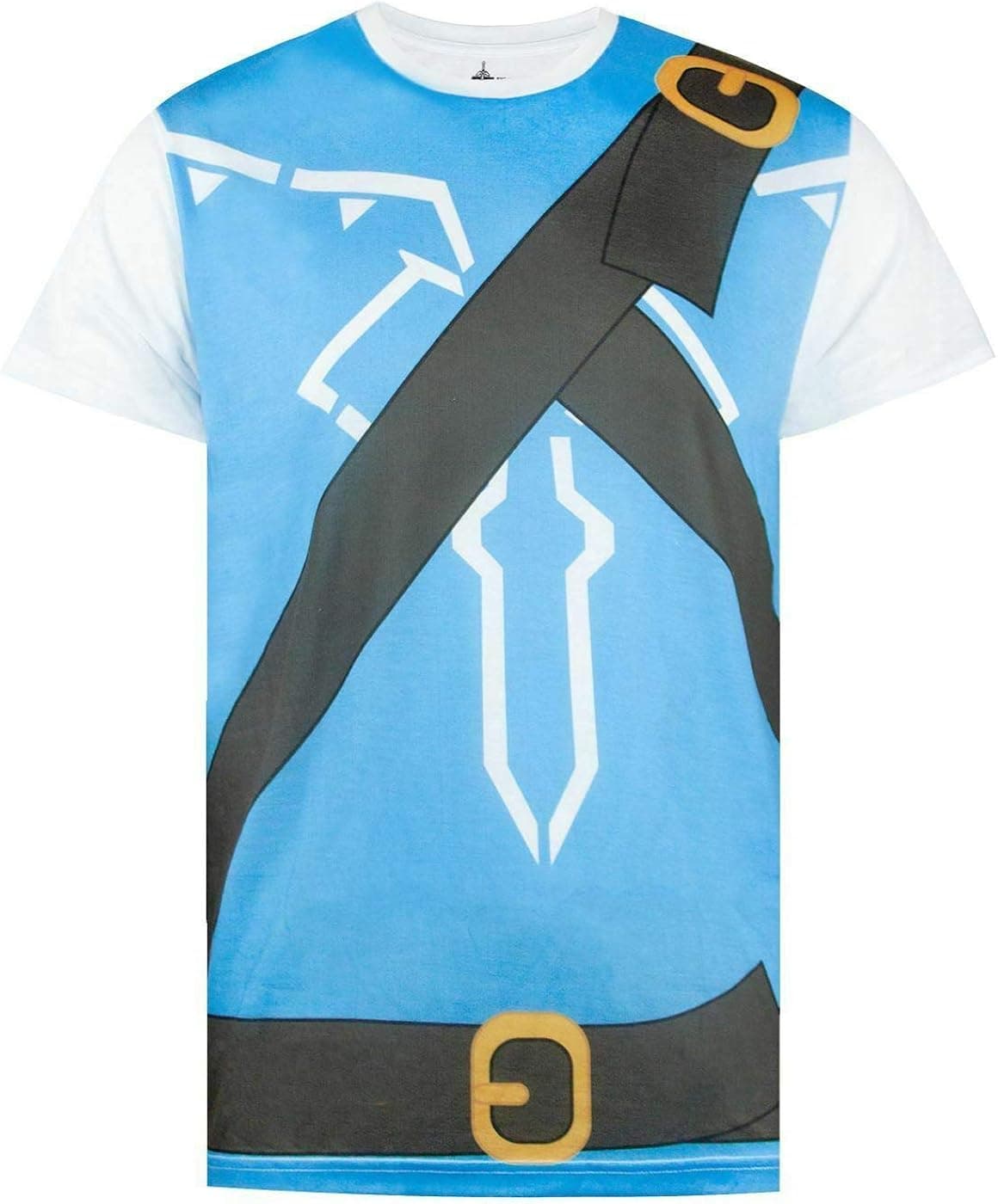 Official The Legend of Zelda Breath of The Wild Costume Cosplay T-Shirts Blue