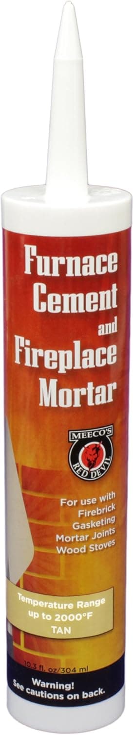 MEECO'S RED DEVIL 122 Furnace Cement and Fireplace Mortar
