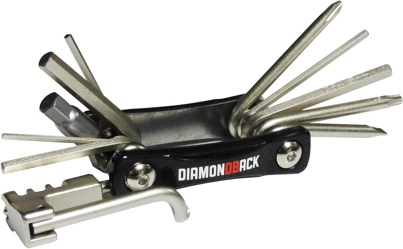 Diamondback Traveler 11 Bicycle Mini Multi-Tool, Black