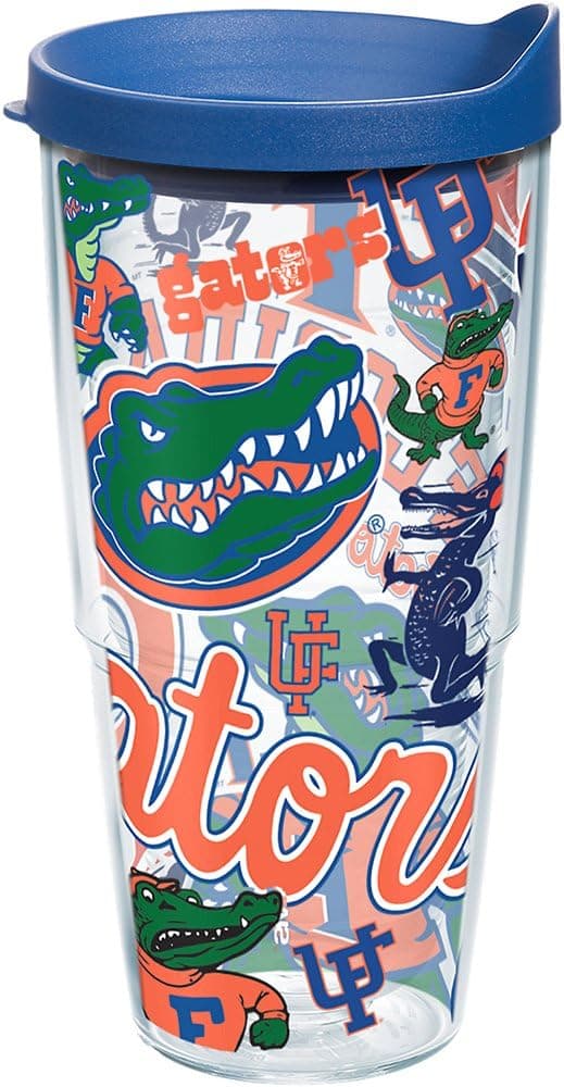Tervis CL University of Florida All Over Tumbler, 24 oz, Clear