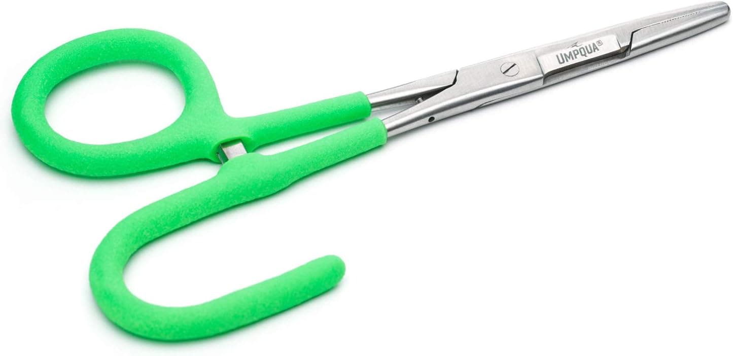 Umpqua River Grip 6" Scissor Clamp Open