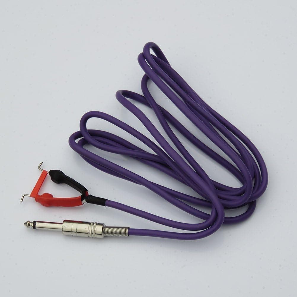 Tattoo Clip Cord Power Line Cable HoriKing Tattoo Supply Silicone Rubber Reinforcement Tattoo Machine Parts Accessories Supply (Purple)
