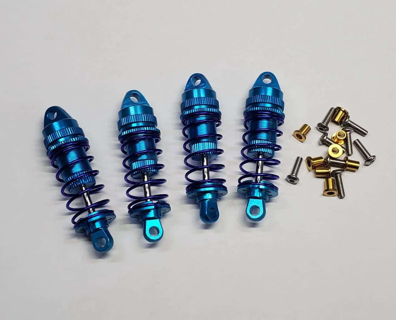 Raidenracing Aluminum Alloy Upgrade Oil Damper Shock Set for Tamiya 1/10 TT02 4pcs