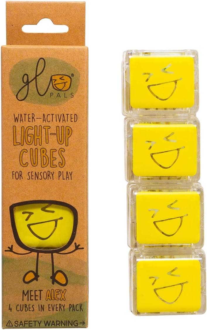Glo Pals Light Up Water Cubes - Yellow