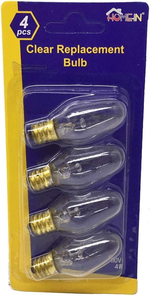 Clear Night Light Replacement Bulb Pack of 4