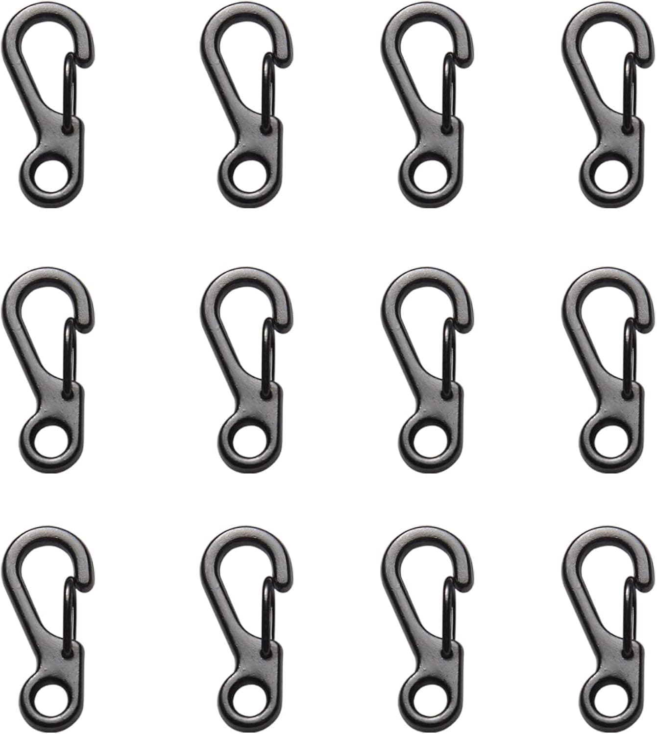 TiSuit Mini Carabiner Clip Spring Snap Hook Buckle Clasps for Paracord Keychain Backpack Bottle Outdoor Camping Accessories