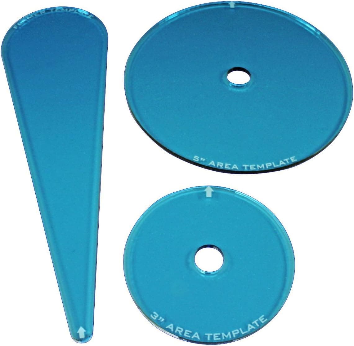 LITKO Armageddon Template Set, Fluorescent Blue (3)