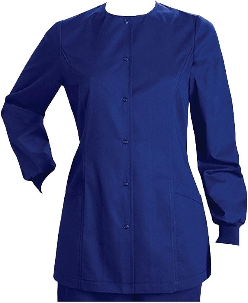BARCO ICU Women's Missy Fit 2 Pocket Snap Front Scrub Jacket