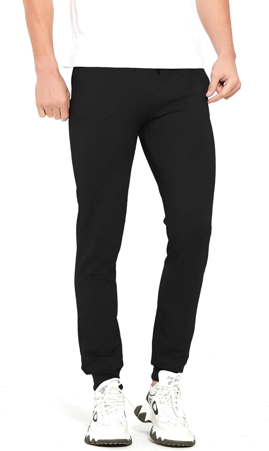 Idtswch 34/36/38/40 Long Inseam Men's Tall Sweatpants Joggers Slim Fit Workout Pants for Tall Men