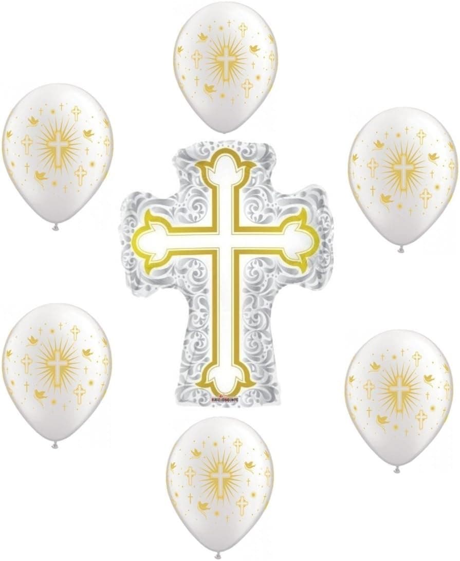Religious Baptism Balloon Decoration Kit