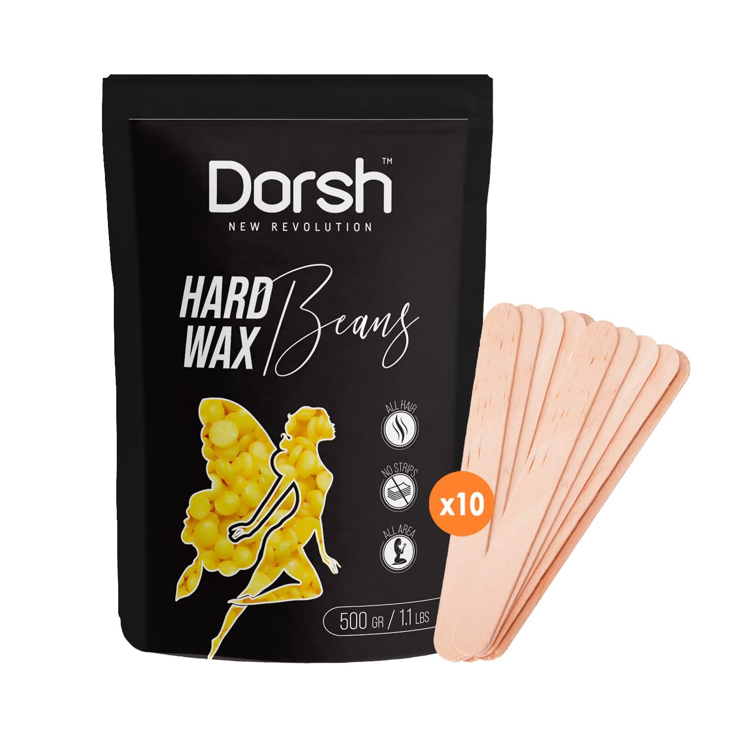 Dorsh New Revolution Hard Wax Beans Natural