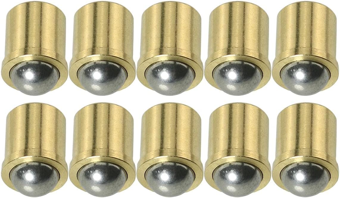 CZQC 10PCS 6X7mm Brass Ball Catch Latch Catcher for Door Cabinet Closet Door Cabinet Closet