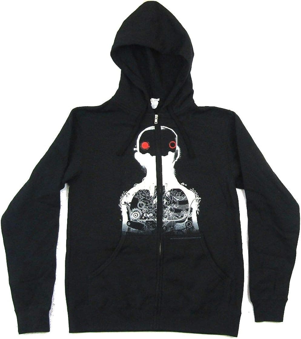 Three Days Grace Bright Eyes Human Black Zip Up Sweatshirt Hoodie