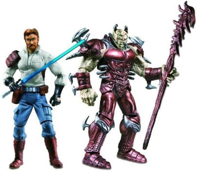 Star Wars 2009 Comic Book Action Figure 2 Pack - Kyle Katarn & Yuuzhan Vong