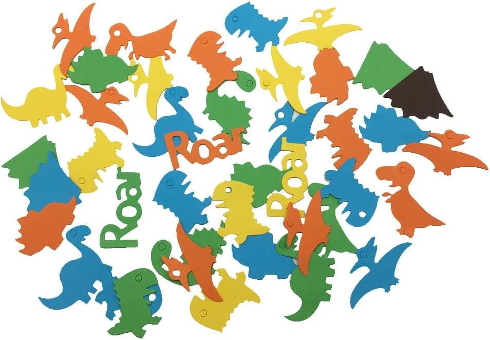 Roar Dinosaur Confetti Baby Boy Birthday Party Baby Shower Table Decoration