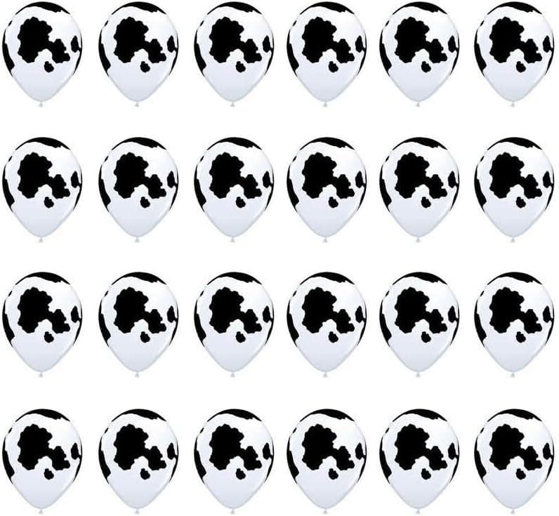 Cow Print Balloons 24pcs