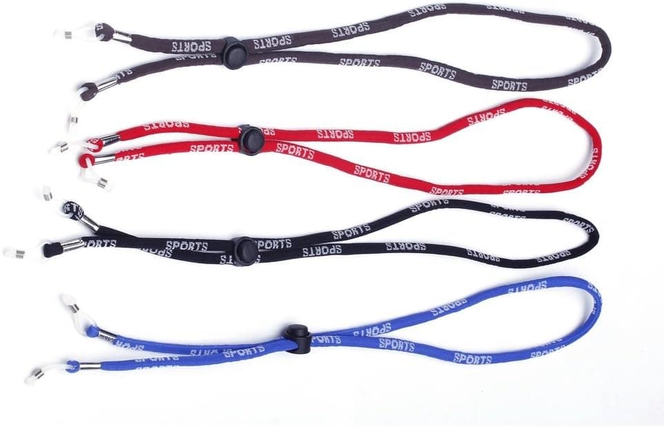 EMeskymall 4 Pieces Sport Sunglass Reading Eyewear Neck Strap Rope Lanyard Holder