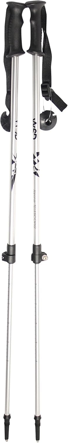WSD Poles Ski Downhill, Telescopic Adjustable Collapsible
