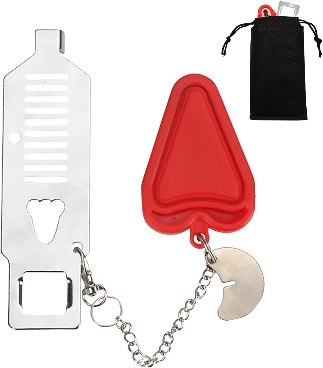 HNHNM Hotel Door Lock, Portable Door Lock for Travel, Apartment Door Security, Extra Door Lock from Inside Door Security Devices Pocket Self Defensey Tools for Traveling Hotel Apartment College House