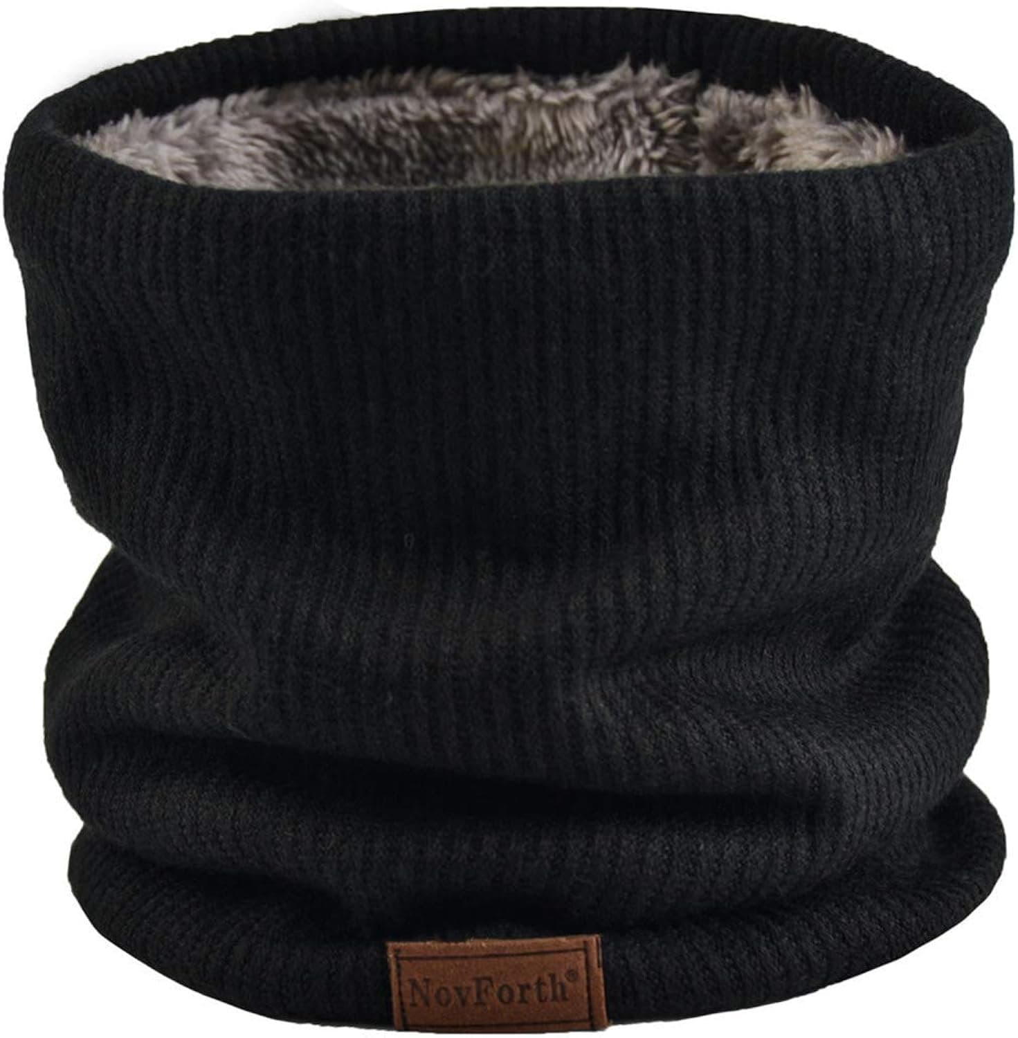 NovForth Winter Neck Warmer Men Ski, Neck Gaiter Face Scarf Women, Fleece Scarf for Men Gaiter Mask, Thick Windproof Scarves