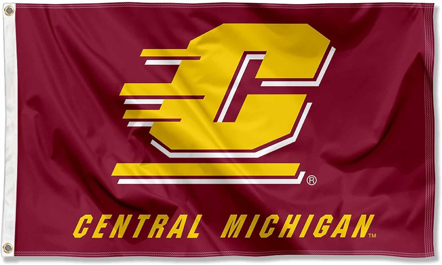 CMU Central Michigan Chippewas University Large College Flag