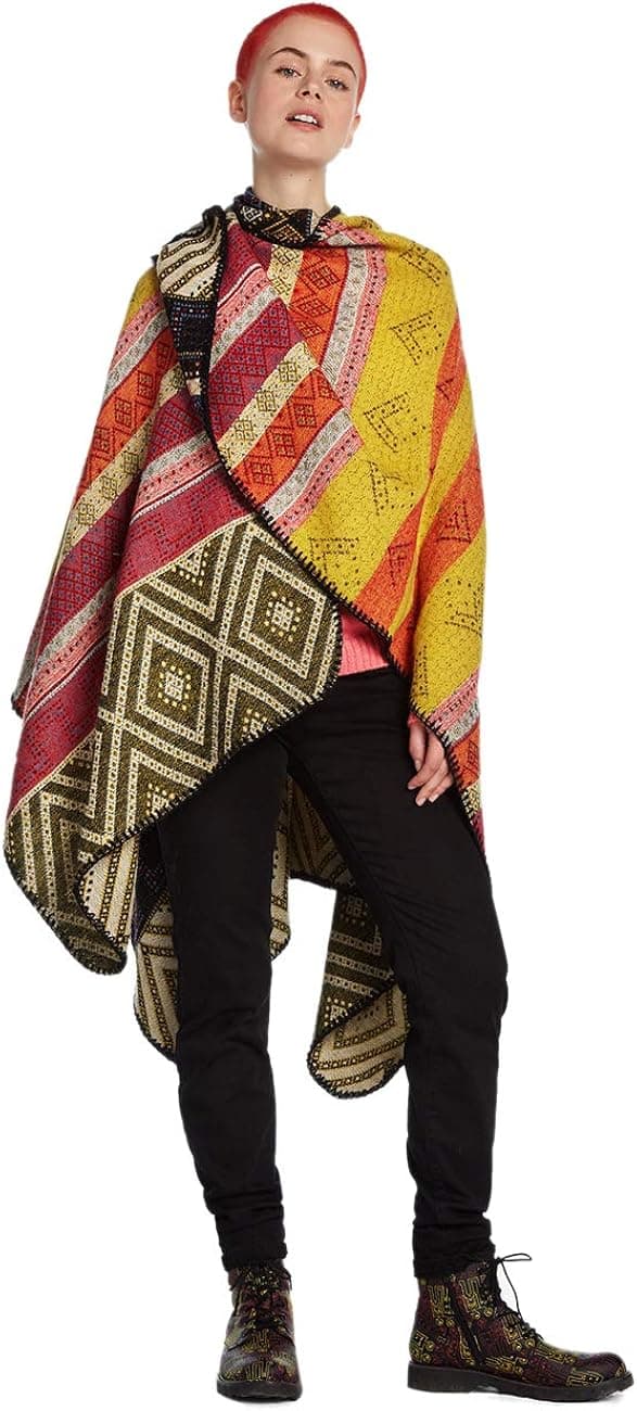 Desigual Women's Poncho Ethnic